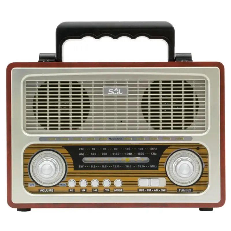 Radio Retro portabil Mp3, Bluetooth,RRT 38  40209                                                                                                                                                       